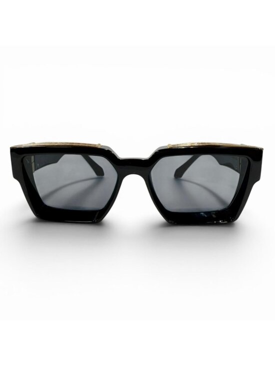 Louis Vuitton 1.1 Millionaire Monogram Frame Sunglasses Black Gold Demo Lens main image 9